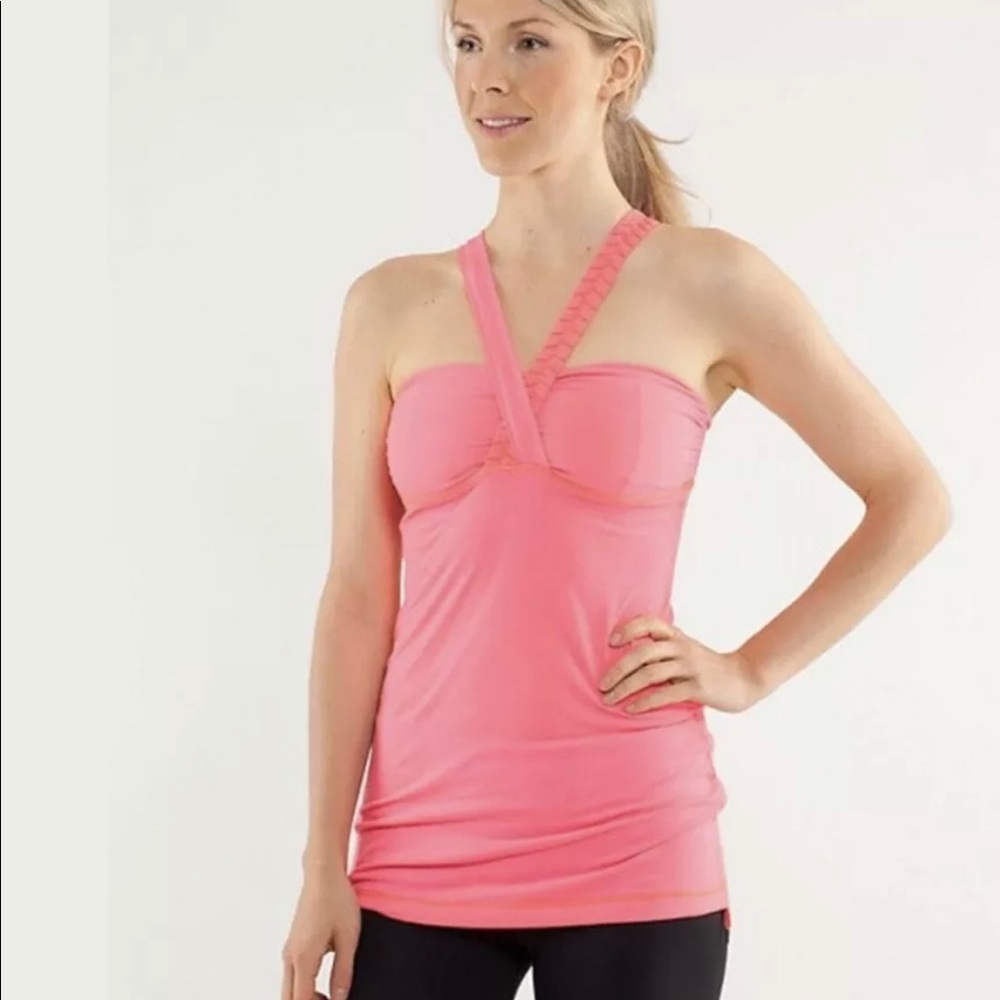 Lululemon Some Like It Hot Tank Neon Pink 6
